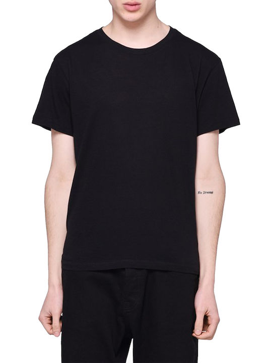 Cheap Monday Σειράς Bruce Men's Short Sleeve T-shirt Black