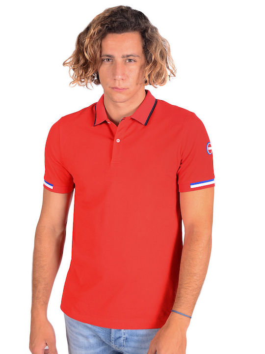 Polo Short Sleeve Blouse Red