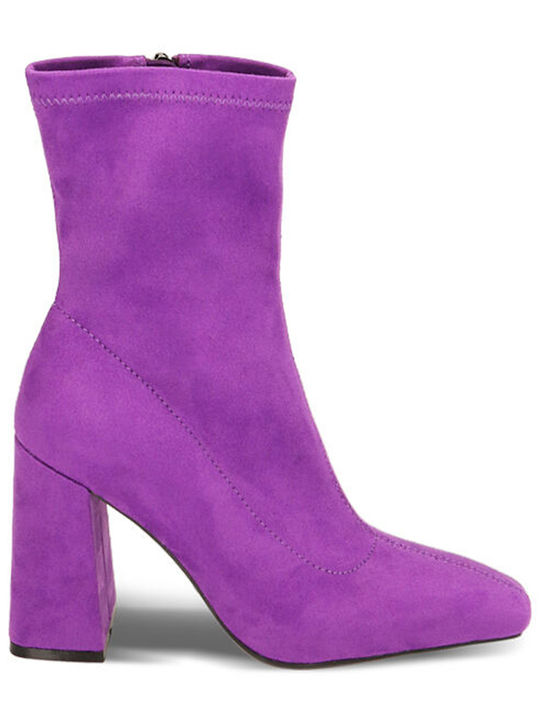 Stiefeletten Damen Lila