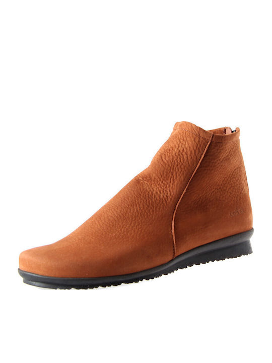 Baryky Leder Stiefeletten Damen Tabac Braun