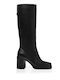 Sante High Heel Women's Boots with Zipper Day2day Black