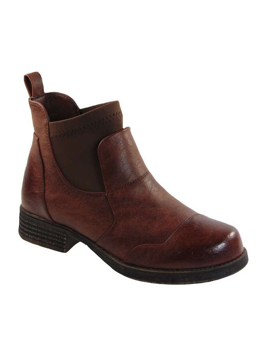 TsimpolisShoes Damen Knöchelstiefel Braun