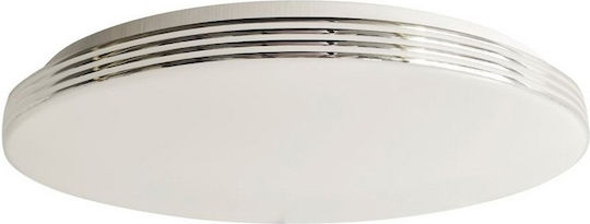 Eko Light Πλαφονιέρα Οροφής Μπάνιου 39εκ. Λευκή με Ενσωματωμένο LED