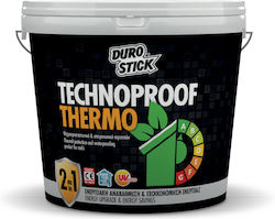 Durostick Technoproof Thermo Elastomer Acrylic Insulating Sealing Polyurethane 20kg White