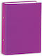 Skag Clipboard with 4 Rings for Paper A4 Purple 1pcs