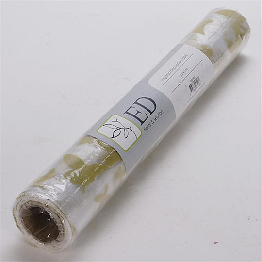 Atmosphera Țesătură pentru Decorațiuni Organza 40x500buc Alb/verde