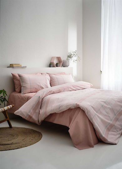 Vesta Home Duvet Cover Set Cotton Double with 2 Pillowcases 200x240 Valeria 2