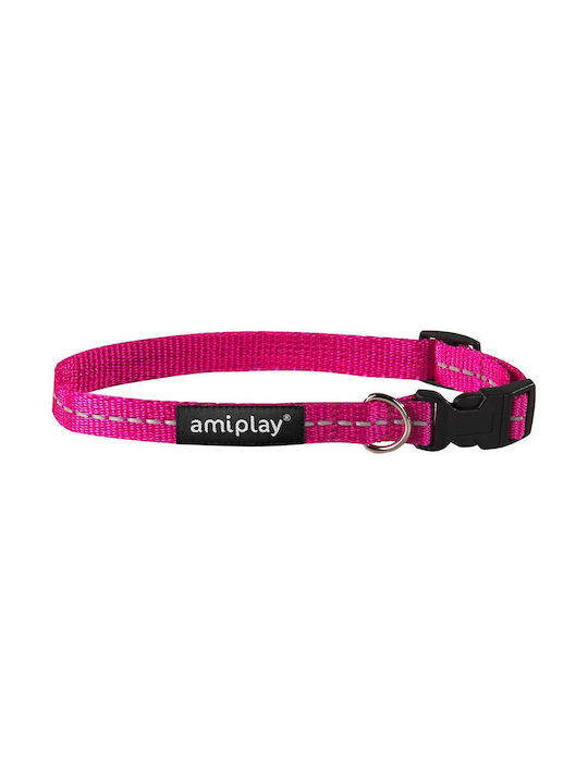 Amiplay Dog Collar Nylon in Pink color Large 35cm 005 63218529