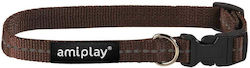 Amiplay Reflective Κολάρο σε Καφέ χρώμα Medium 35cm
