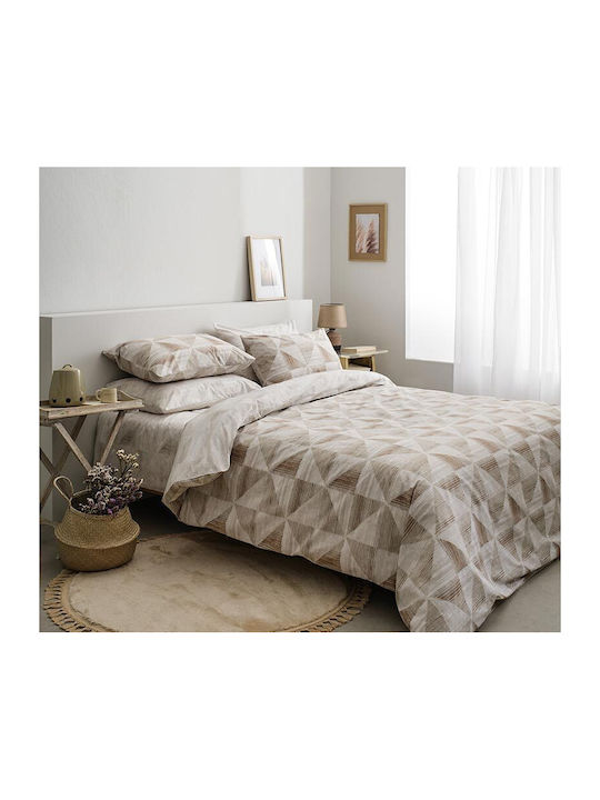 Vesta Home Σετ Παπλωματοθήκη Βαμβακερή Διπλή με 2 Μαξιλαροθήκες 200x240cm Vilma 2