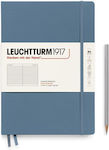 Leuchtturm1917 Notebook 219 Sheets B5 Ruled Stone Blue