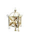 Inart Pendant Light Gold 42cm