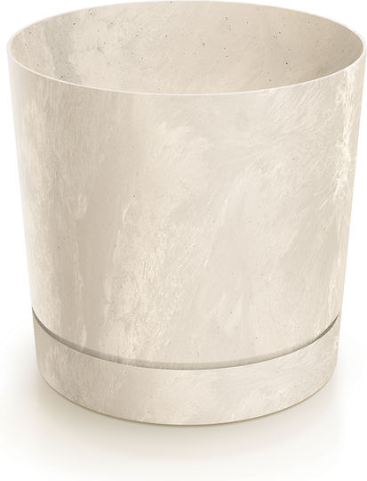 Prosperplast Бетонен Пот Крем 17.8x17.8x17.5см