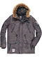 Devergo Herren Winter Jacke Lässig