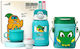 NOHOO Kids Water Bottle Thermos Plastic with St...