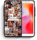 Smartfits Collage Back Cover Μπορντό (Redmi 6)