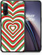 Smartfits Hearts Umschlag Rückseite Schwarz (OnePlus Nord) 8680311456083_47543563190611