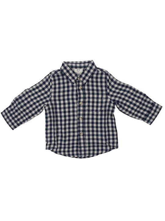 Zippy Kids Checked Shirt Blue