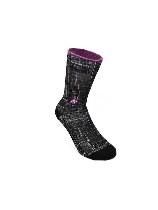 Noho Patterned Socks Black