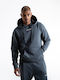 Boxraw Herren Sweatshirt mit Kapuze Charcoal