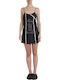 Pepita Winter Damen Nachthemd Nero