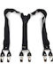 Legend Accessories Suspenders Monochrome Black
