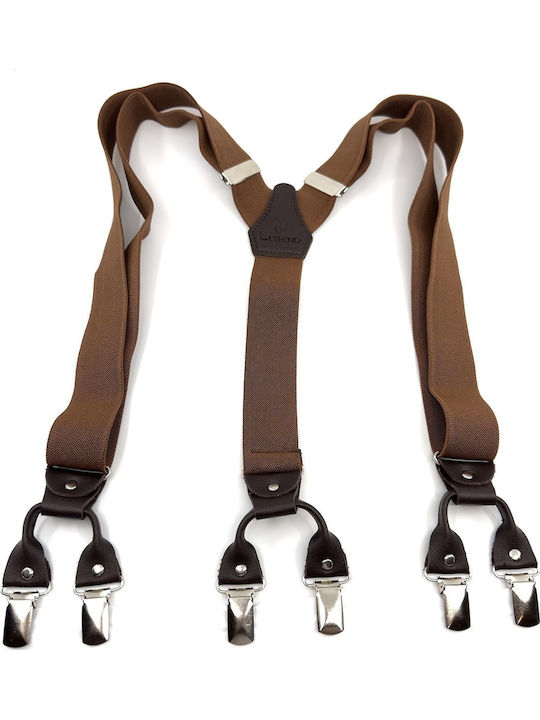 Legend Accessories Тиранти Едноцветна Кафяв