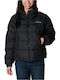 Columbia Women's Short Puffer Jacket for Winter Black