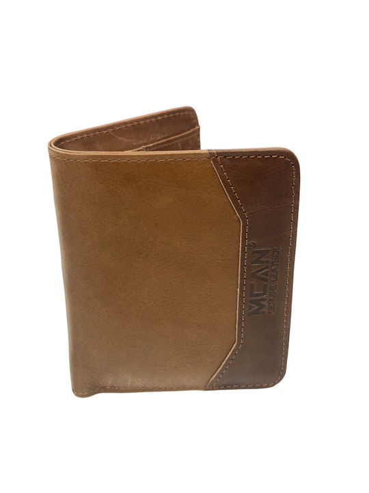 Mohicans Black Line Men's Leather Wallet Brown