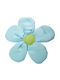Pepita Pin Blume aus Stoff Mehrfarbig