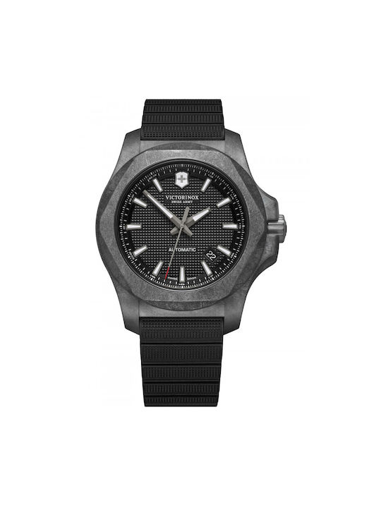 Victorinox Watch Automatic with Black Rubber Strap