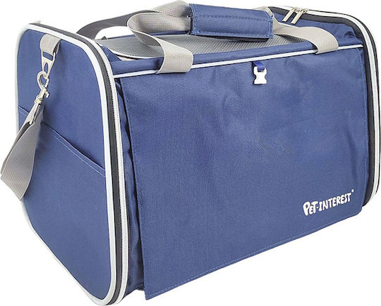 Pet Interest Dog/Cat Carrying Blue Shoulder Bag for 7kg Pets L41xW29xH29cm