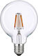 Giako Λάμπα LED 8W για Ντουί E27 και Σχήμα G125 Θερμό Λευκό Dimmable
