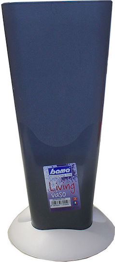 Bama Planter Plastic Gray 13x13x31cm.