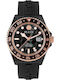 Philipp Plein Hyper Ανδρικό Ρολόι 44mm Μπαταρίας με Μαύρο Καουτσούκ Λουράκι