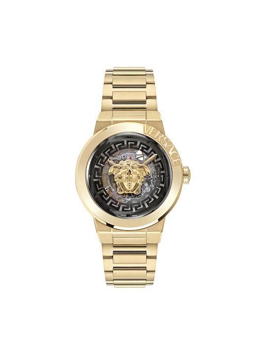 Versace Uhr Batterie in Gold Farbe