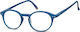 Montana Eyewear Reading Glasses +2.00 In Blue Colour MR65B