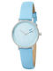 Pierre Cardin Belleville Monogram Γυναικείο Ρολόι 31mm Μπαταρίας με Μπλε Δερμάτινο Λουράκι
