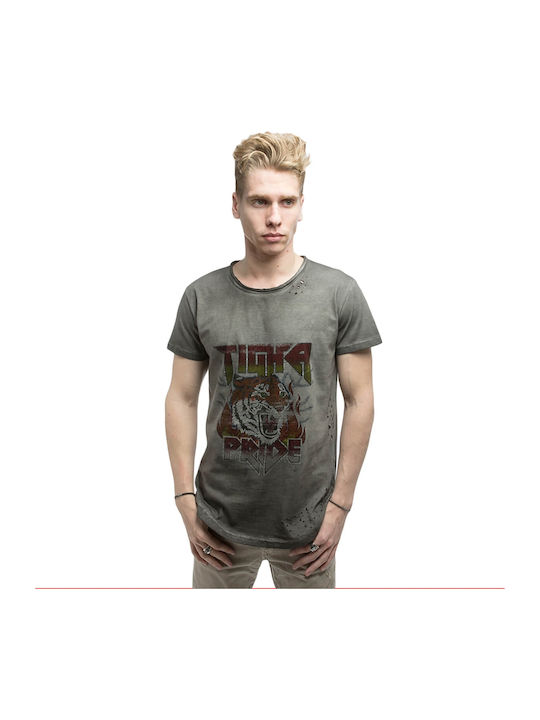 Tigha T-shirt Χακί