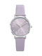 Gocomma Women's Watch with Purple Leather Strap