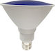 Aca Λάμπα LED 15W 130mm για Ντουί E27 και Σχήμα PAR38 Μπλε 1150lm