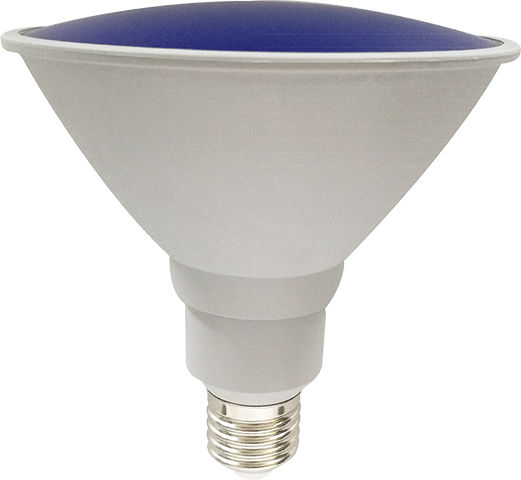 Aca Λάμπα LED 15W 130mm για Ντουί E27 και Σχήμα PAR38 Μπλε 1150lm