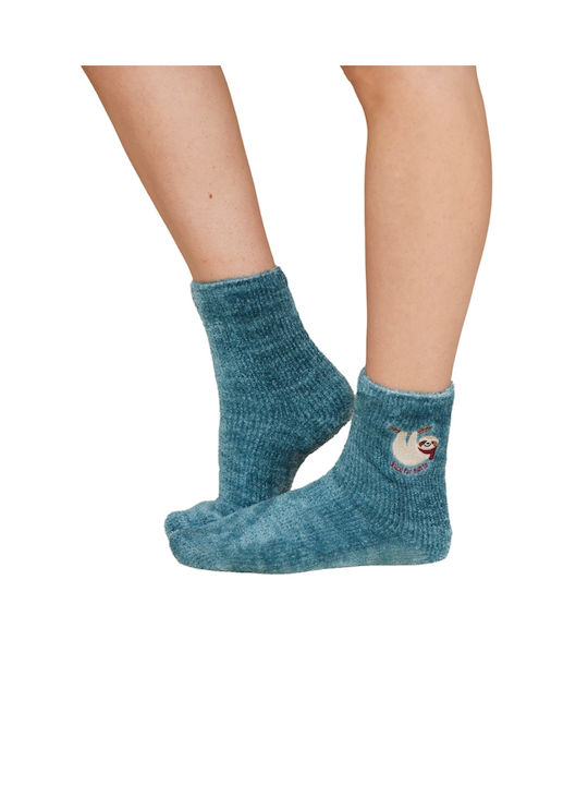 Noidinotte Women's Socks Petrol.