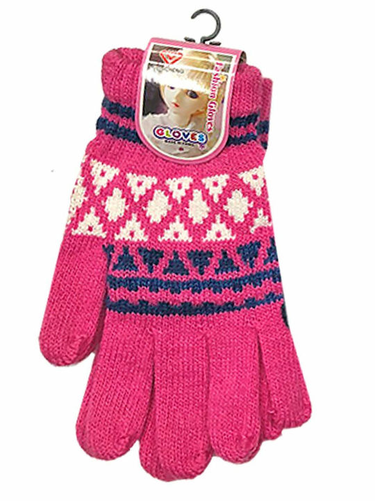 4teen-4ty Kinderhandschuhe Gestrickt Fuchsie 4teen-4ty Kinderhandschuhe Gestrickt Fuchsie