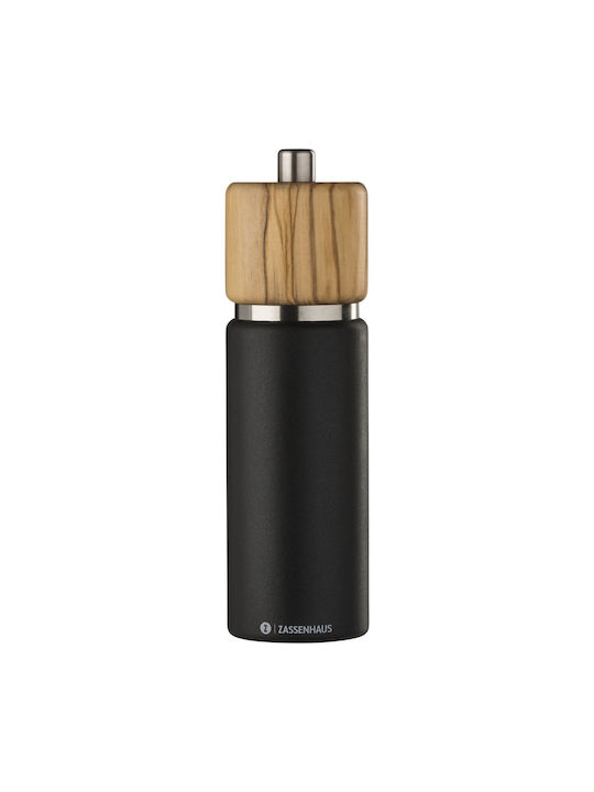 Zassenhaus Hannover Olive Set Manual Râșnițe Condimente din Lemn în Culoare Negru 18cm 1buc
