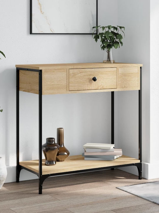 Console Table Wood & Metal Sonoma Δρυς L75xW34....