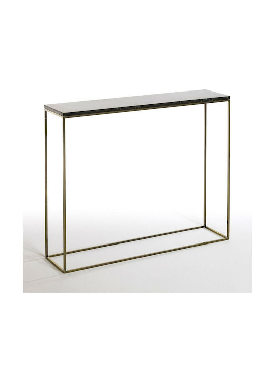 Mahaut Конзолна маса Метална с Мраморно Покритие Marble Д100xШ23xВ75.5cm