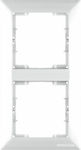 Mutlusan Candela Switch Frame 2 Positions Vertical Installation in White Color 12192