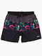 Losan Men's Swimwear Shorts Black with Patterns