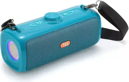 T&G Bluetooth Speaker 5W with Radio and Battery Life up to 2 hours Turquoise TG-647